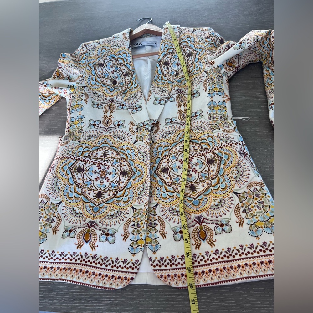 Zara Multicolor Patterned Jacket size S - image 10